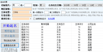 店鋪起名軟件哪個好