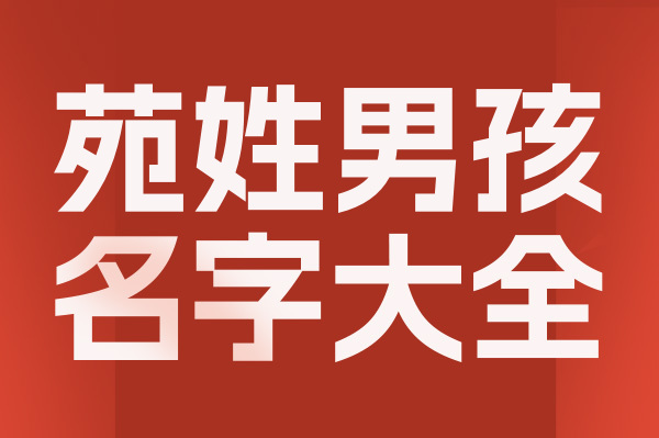 起名網(wǎng)苑姓男孩名字大全介